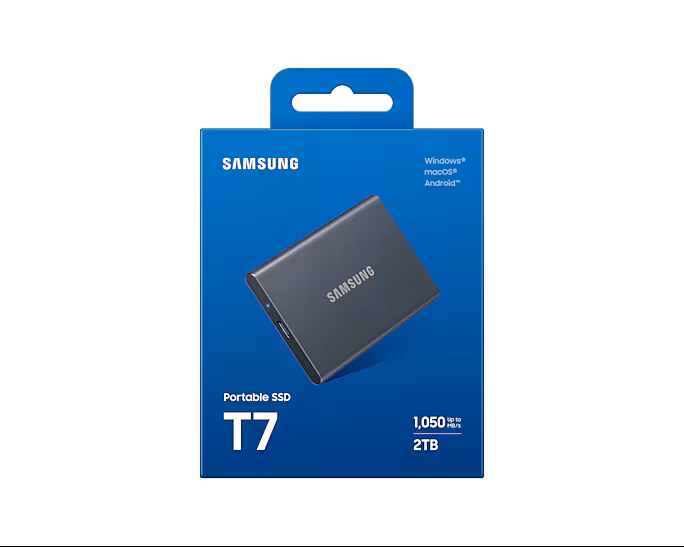 Samsung - T7 USB 3.2 2 To Gris