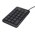 Trust - Pavé numérique filaire XALAS USB - Noir
