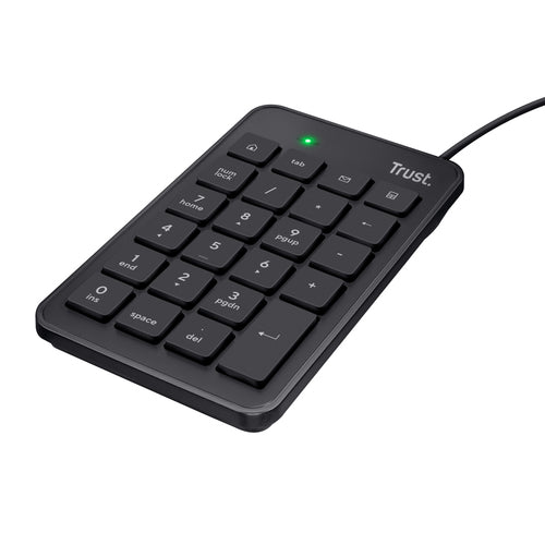 Trust - Pavé numérique filaire XALAS USB - Noir