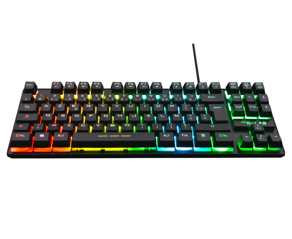 The G-LAB - Keyz Caesium TKL - Noir/RGB/Filaire/USB
